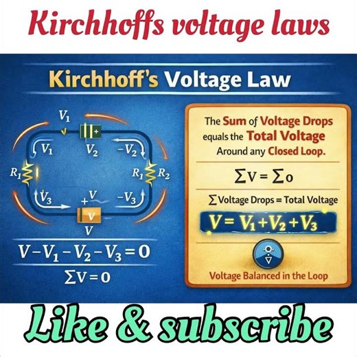 #class12#Kirchhoffs voltage law #maharashtra board