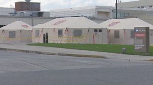 'We want to be prepared': Tents outside of Houston Medical Center spark questions from community