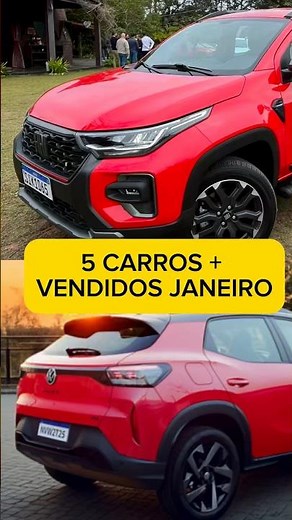Five best-selling cars in Brazil in January 2026; see them here.