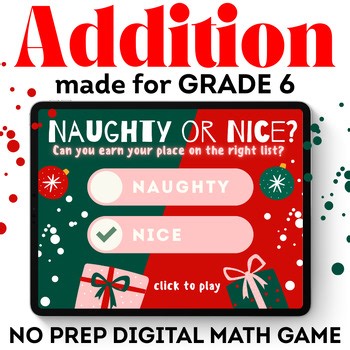 6th Grade Math Christmas Activities Worksheet Games Kids Puzzles Middle School