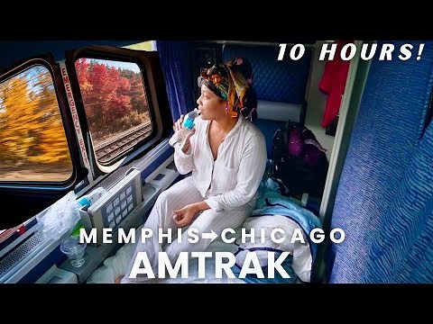 I Took A 10-Hour Sleeper Train Overnight From Memphis To Chicago | Roomette Tour + More