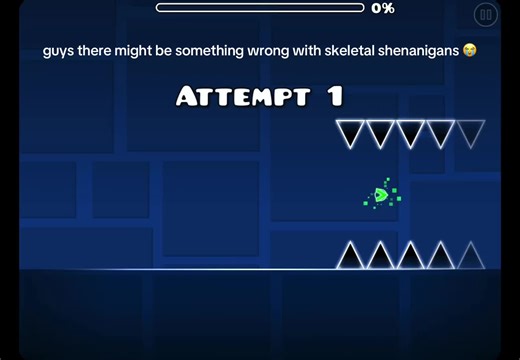 Skeletal Lobotomy: Troubles in Geometry Dash
