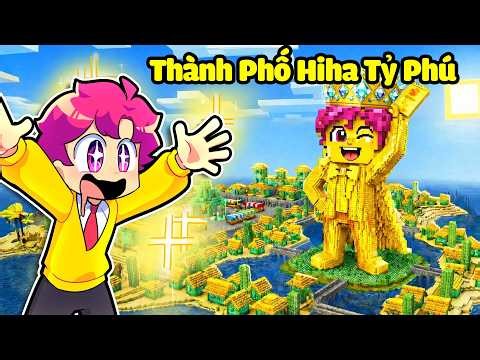 Hiha 24-Hour Challenge: Become a Vice-Billionaire in Minecraft 🤩🤑