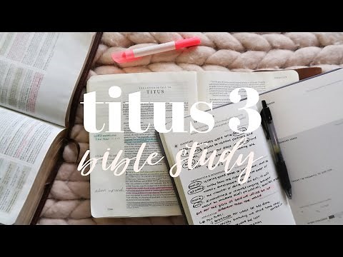 BIBLE STUDY WITH ME | Titus 3
