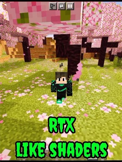 Minecraft RTX shaders for 1.20 pe (Mobile) 🔥| Render Dragon support #lagfree