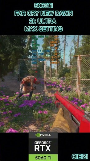 RTX 5060 Ti 16GB - FAR CRY NEW DAWN - MAX SETTING - 4K, 2K Y 1080P - BENCHMARK - i7-13700