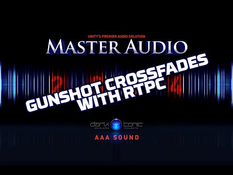 Master Audio: Crossfading gunshots - Real Time Parameter Commands #unity3d #gameaudio