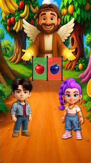 Can You Guess the Color? 🎨🌈 | Rumi & Jinu #cartoon #animation #shorts