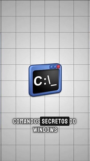 Comandos Secretos do Windows que poucos conhecem #curiosidades #tech #tecnologia #windows #shorts