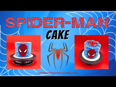 SPIDER-MAN CAKE Tutorial: How to Make an Easy Marvel Superhero Avengers Spiderman Birthday Cake