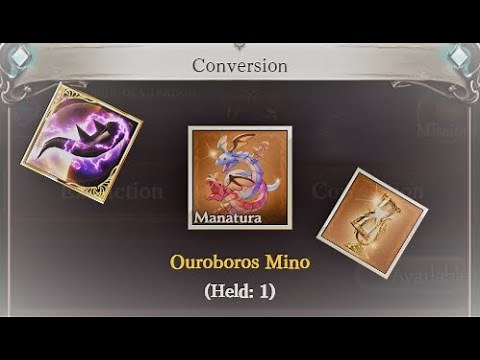 [GBF] Ouroboros Mino Showcase : Luwoh raid Full Auto The Fruit of Madness grinding...