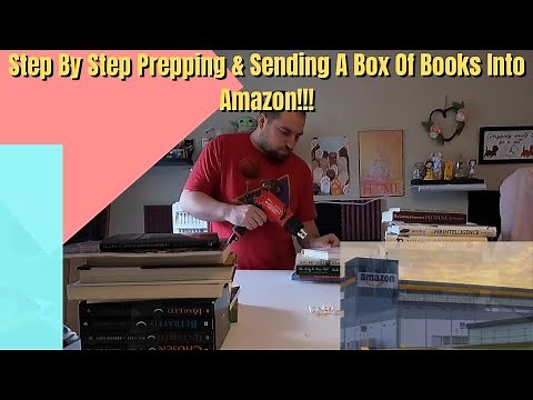 Step by Step Tutorial On Preparing & Completing A Shipment Of Books To Amazon FBA!!