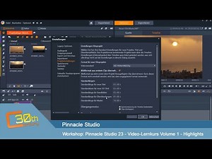 Highlights - Videoschnitt mit Pinnacle Studio 23 Lernkurs Volume 1