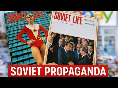 Soviet Soft-core Propaganda For America. SOVIET LIFE Magazine Published in the USA