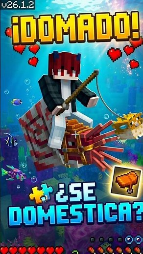 ¡Cómo DOMESTICAR y MONTAR al NAUTILUS en Minecraft 26.1.2! 🦑