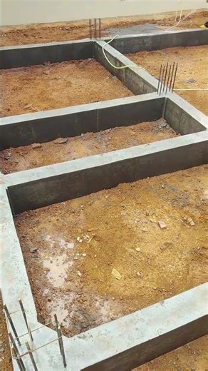 Building foundation construction process