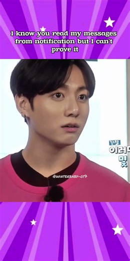 I know you read my messages from notification but I can't prove it // #btstamiledits #btsjk #shotrs