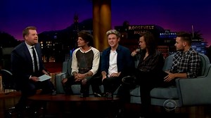 One Direction & James Talk 'No Control'