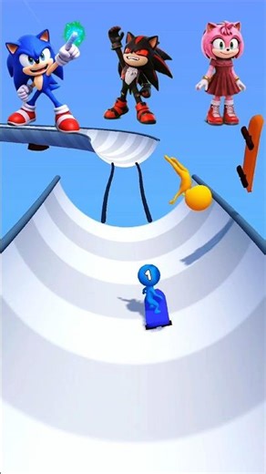 SkateMaster Part - 1 sonic vs shadow vs Amy Rose who wins ? #AmyRose #Shadow #Sonic #HyperCasual