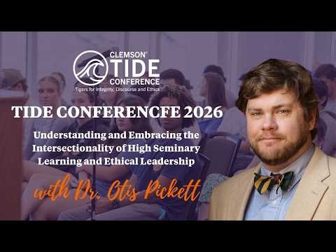 TIDE Conference 2026: Keynote Address Day 1: Dr. Otis Pickett