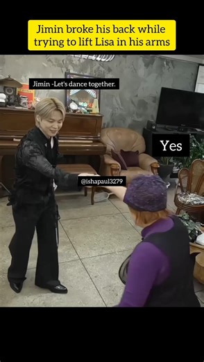 jimin broke his back while trying to lift Ishq in his arms #shorts
