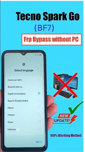 Tecno BF7 FRP Bypass Without PC |2025 Latest Method 100% Tested#youtubeshorts