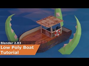 Blender | Low Poly Boat Scene | Beginners Tutorial