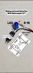 How to make an infrared detector with an optocoupler #electronic #infrared #detector #optocoupler #tester #circuits #tutorial #guide #solution #service | Herman Suhaemi