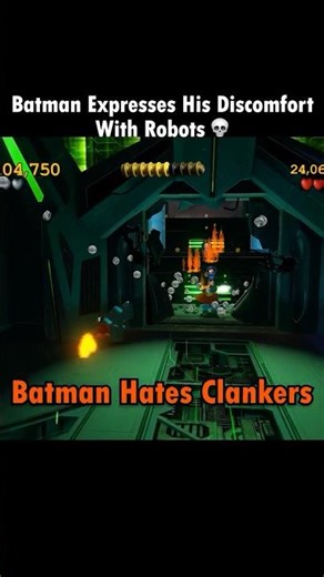 Batman HATES Clankers 💀 #legobatman2dcsuperheroes #funnymoments #fyp #legogameplay #lego