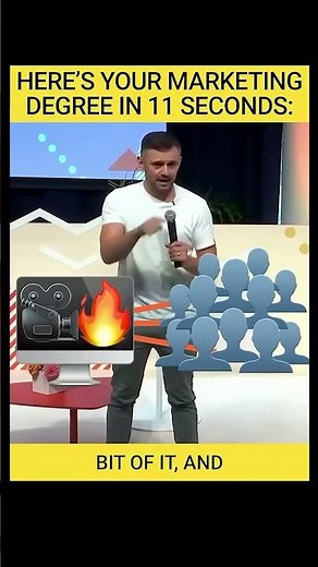 Here's an entire marketing degree in 11 seconds