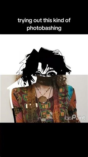 photobashing again #art #photobashing #oc #originalcharacter #witch #ibispaintx #digitalart