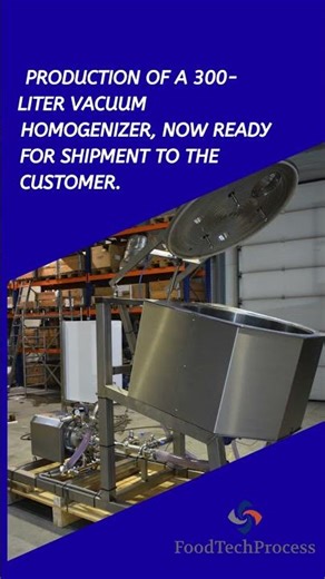 300 L Vacuum Homogenizer