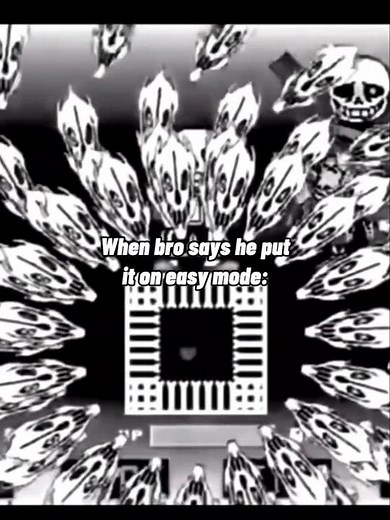 When bro says its on easy mode: 🥀 #undertale