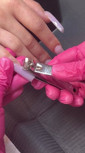 How to properly remove acrylics and prep for a new set #nails #acrylic... | How To Remove Acrylic Nails At Home