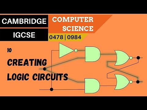 108. CAMBRIDGE IGCSE (0478-0984) 10 Logic circuits, truth tables and logic expressions