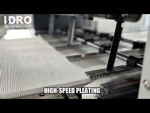 Filter Media Pleating Machine for Cartridge -INDRO