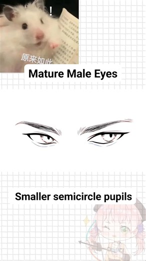 3 Type of Anime Eyes #animeart #digitalart #drawing