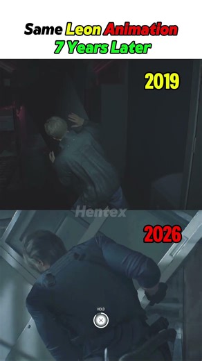 Same Animation 7 Years Apart Btw #residentevil #residentevilrequiem #leonkennedy #residentevil9