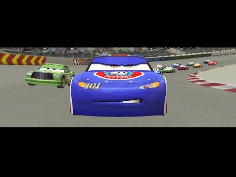 CARS : THE VIDEO GAME l GAMEPLAY IN PALM MILE SPEEDWAY