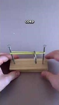Magic trick with a ring and rubber band how to make handmade trick #trick #magic#shorts