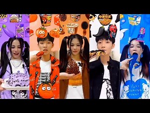 COLOR FOOD MUKBANG CHALLENGE ‪@cure0721‬