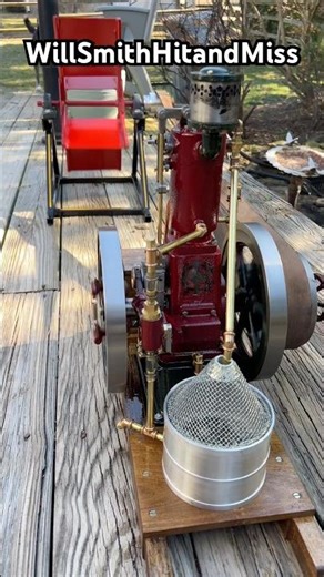 Perfectly Built Hit and Miss Engine in Action #enginemodel #craftsmanship #hitmissengine