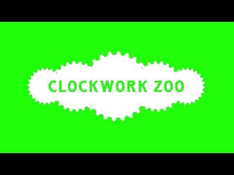 Clockwork Zoo Logo Green Screen