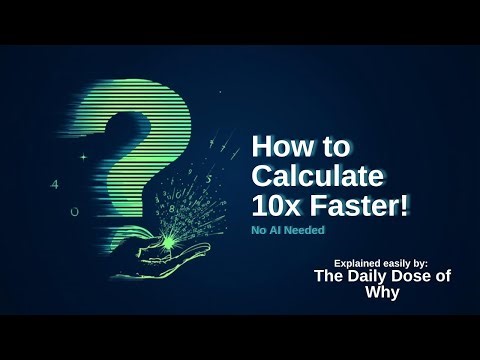 How to Calculate Faster ? I Hrishikesh Sata I The Daily Dose of Why ?