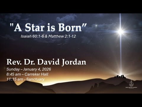 2026-01-04| Sanctuary Service | "A Star is Born”