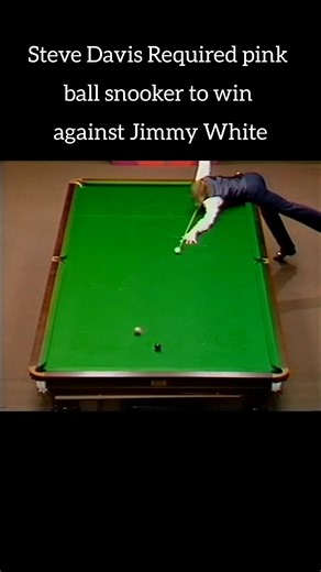 Steve Davis Required snookers to win against Jimmy White#snookerbattle