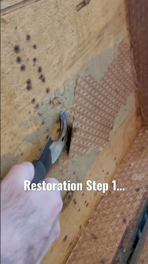 100+ years old!! 🤯 DIY - Restoring an antique steamer trunk - Step 1! #shorts