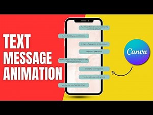 Create Stunning Text Message Animation in Canva - Step-by-Step Tutorial