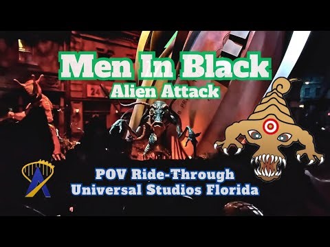 Men In Black: Alien Attack - POV Ride-Through from Universal Studios Florida
