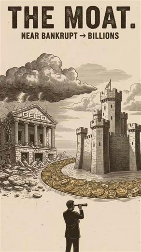 Moat Is Greater than Panic — Hold & Win‎‎‎‎ 🤔🔥 #ValueInvesting #BuyAndHold #WealthBuilding